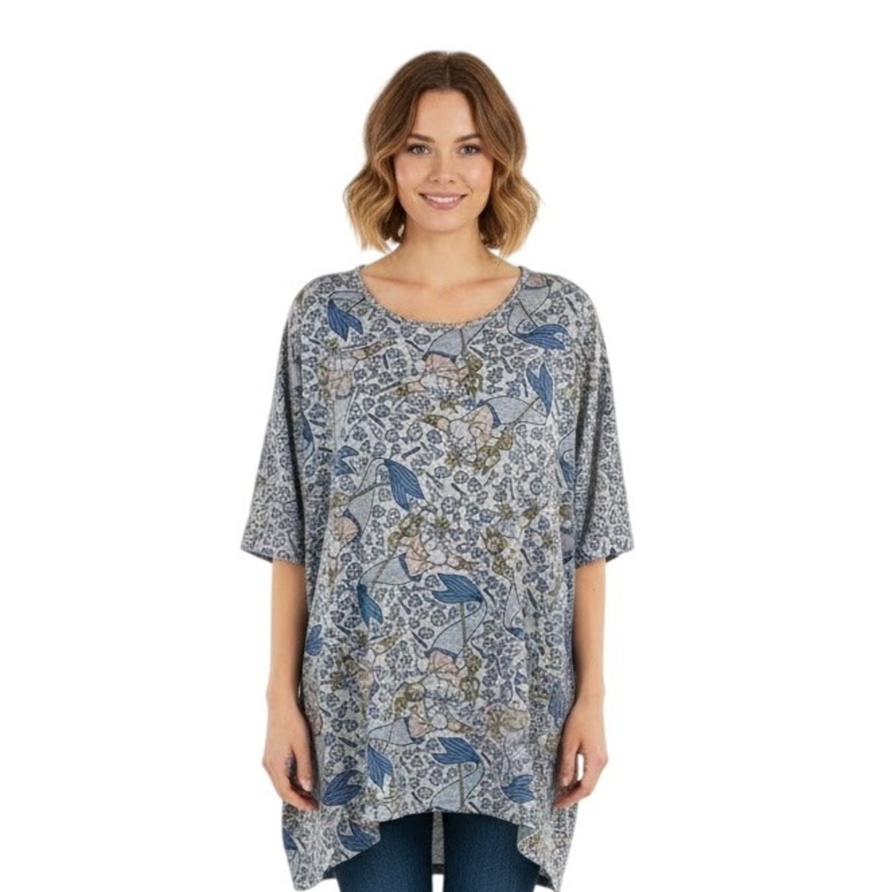 Lularoe‎ Disney Tunic Top Womens Graphic Mermaid Mythology Relaxed Casual XL